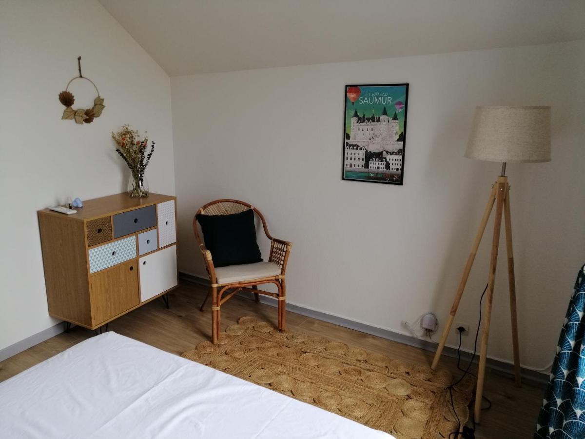 Bel appt 3 pièces, jardin privatif, au calme, 10 mn Saumur et CNPE Varennes-sur-Loire Extérieur photo